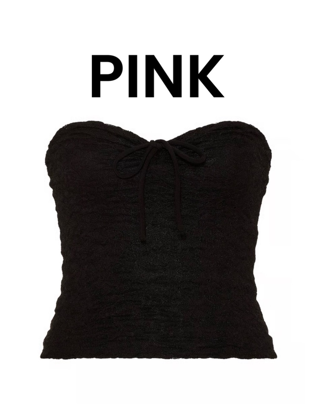 PINK Base Stretch Tube Top